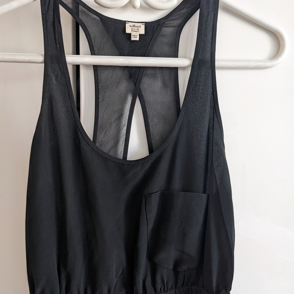 Aritzia Wilfred Victoire open back silk dress, xxs - Picture 3 of 7